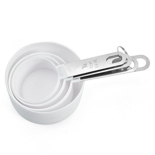 4pcs Measuring Cups and Spoons Kitchen Baking Cooking Tools Set Stainless Steel 4pcs Measuring Cups and Spoons Kitchen Baking Cooking Tools Set Stainless Steel